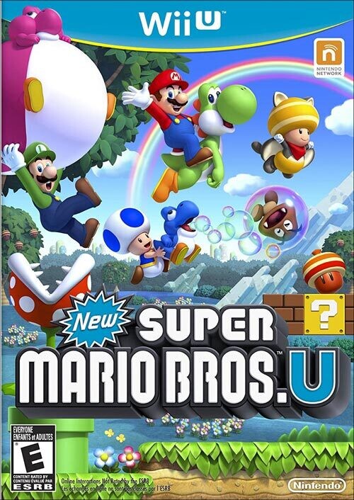 SJ2 NEW SUPER MARIO BROS U  (Nintendo Wii U) Usado Completo