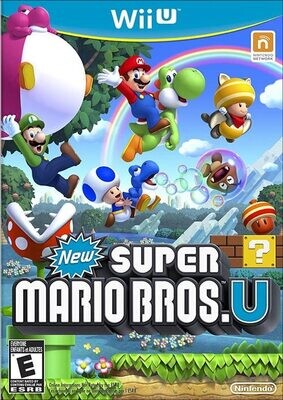 SJ2 NEW SUPER MARIO BROS U  (Nintendo Wii U) Usado Completo