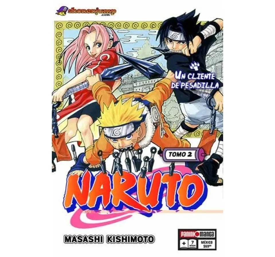 SH1 Naruto Manga Volumen 2 Español Panini