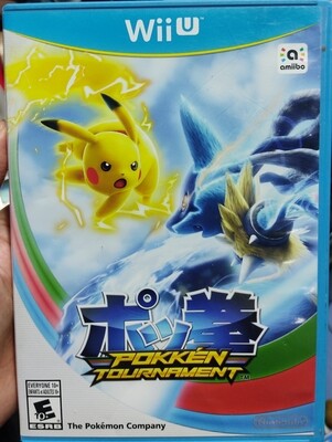 SH20 Pokken Tournament Nintendo Wii U Usado Completo