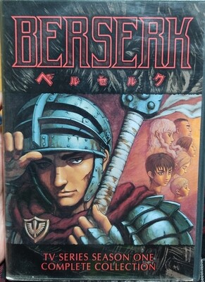 SJ1 Berserk DVD Complete Collection Usado Completo