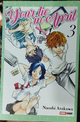 SJ2 Your Lie In April Manga Volumen 3 Espanol Panini