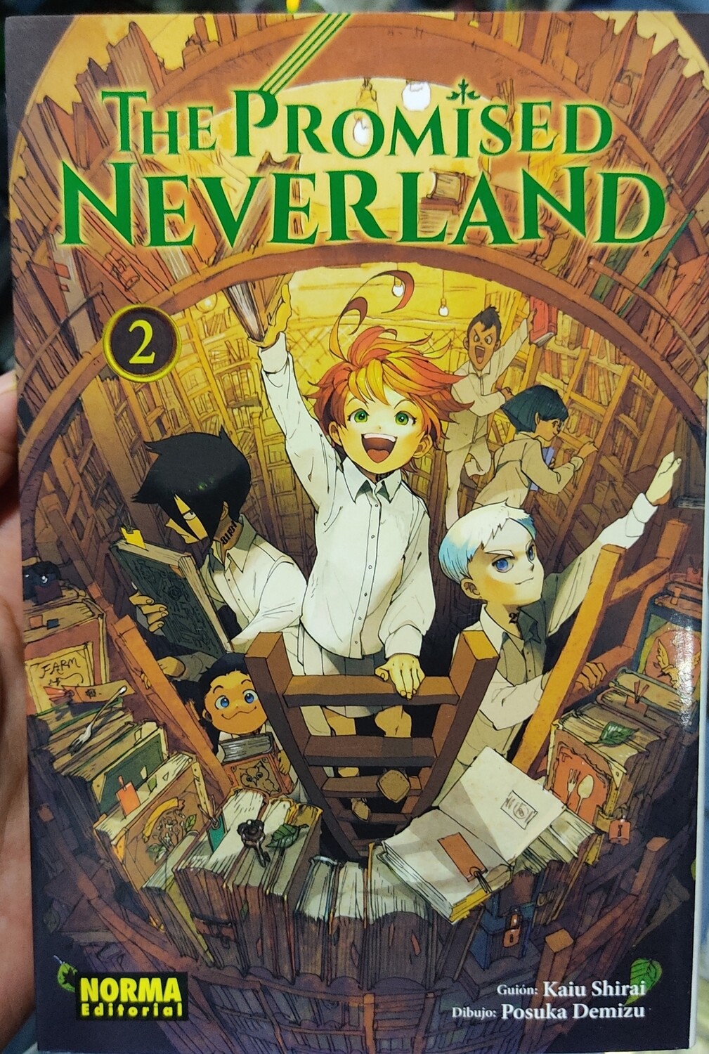 SJ6 The Promise Neverland Manga Volumen 2 Espanol Norma