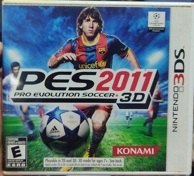 SJ6 PES 2011 3D Nintendo 3ds Usado Completo
