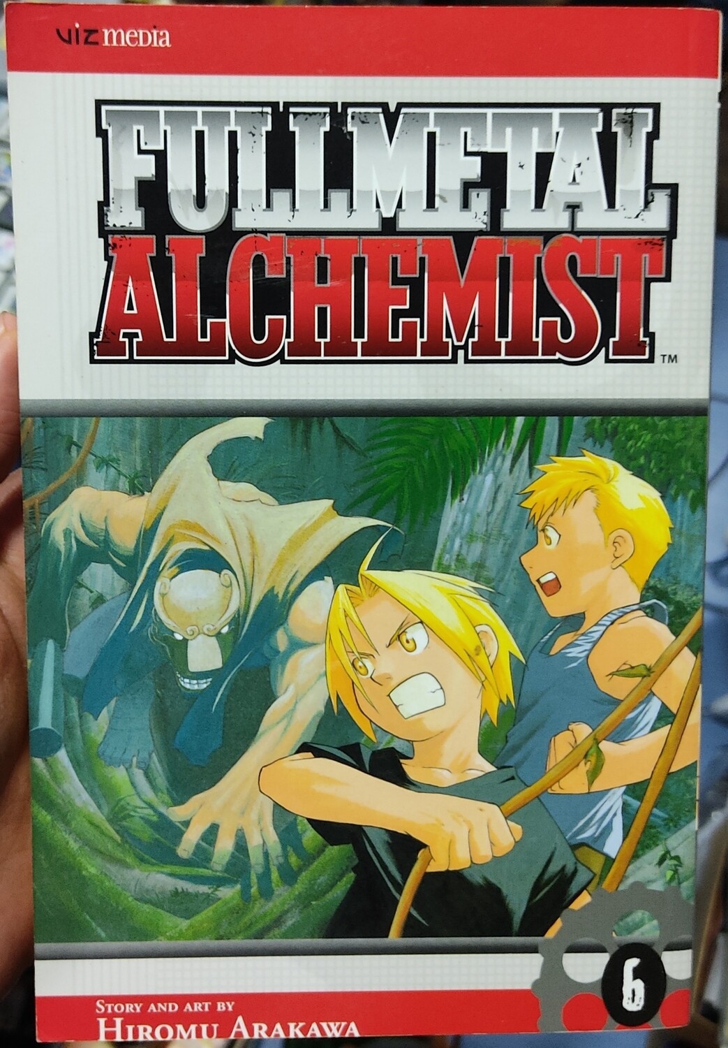 SJ6 Full Metal Alchemist Manga Volumen 6 Ingles