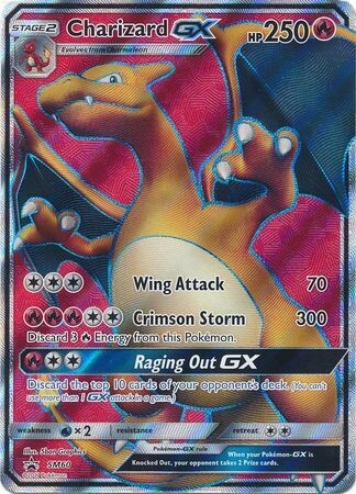 Charizard GX - SM60 - Full Art Promo Pokemon Sun &amp; Moon Promos