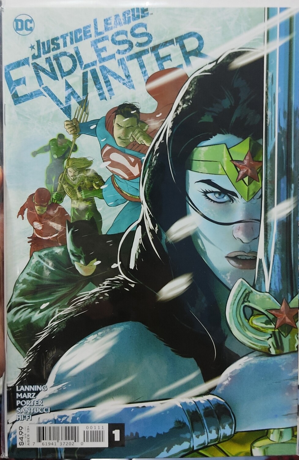 SH1 Justice League Endless Winter Issue 1 DC Comics Ingles