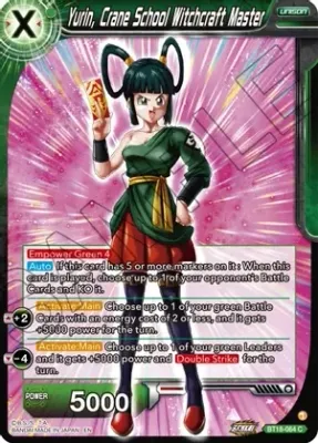 SH Yurin, Crane School Witchcraft Master - Dawn of the Z-Legends (DBS-B18)
Dawn of the Z-Legends