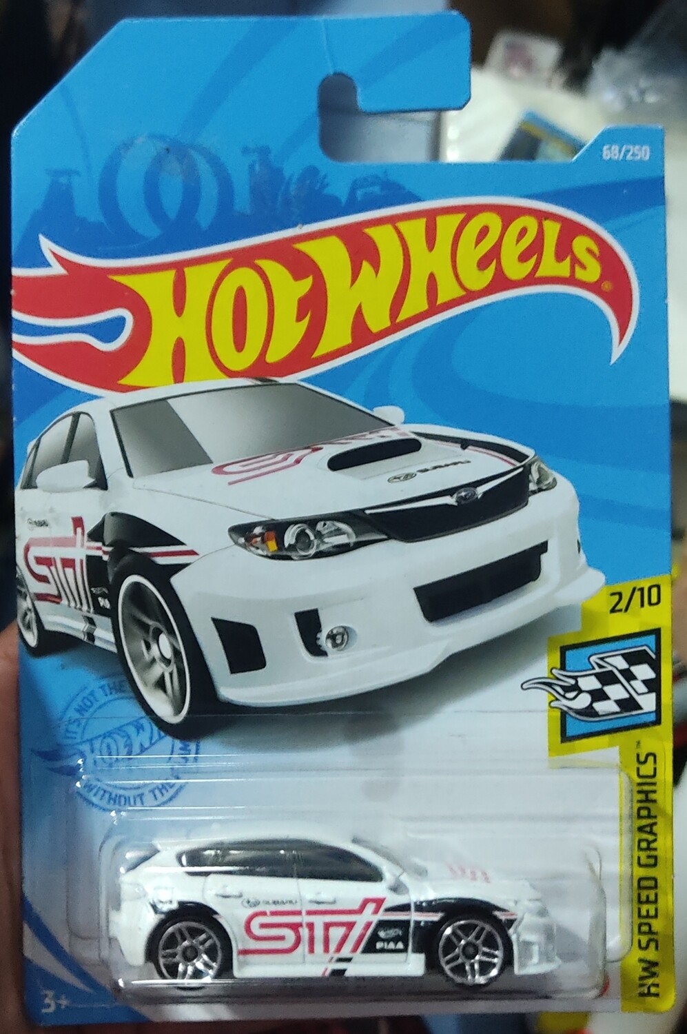 SJ1 Subaru WRX STI Hot Wheels Blister