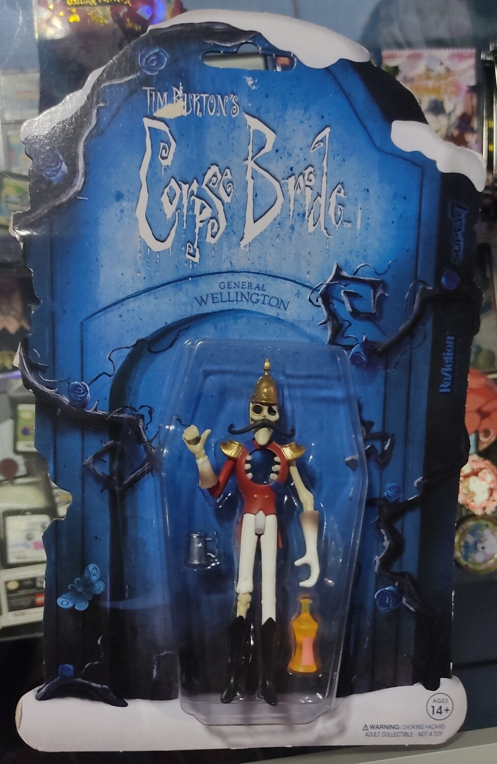 SH1 Tim Burton Corpse Bride General Wellington Reaction Figure Super 7