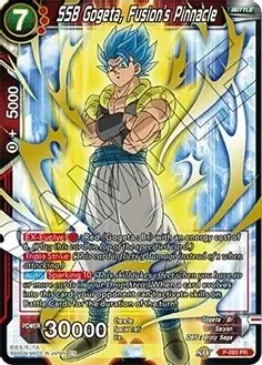 SSB Gogeta, Fusion's Pinnacle (Destroyer Kings- Box Promotion) - Promotion Cards (PR)
Promotion Cards Foil