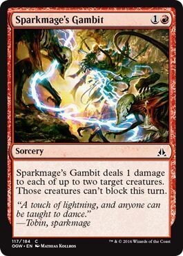 Sparkmage's Gambit 117/184 Oath of the Gatewatch Singles  (Español)
