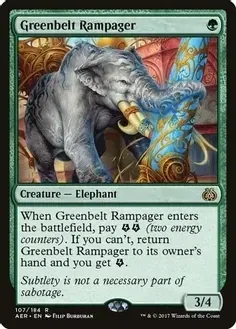 Greenbelt Rampager - Aether Revolt (AER) Aether Revolt