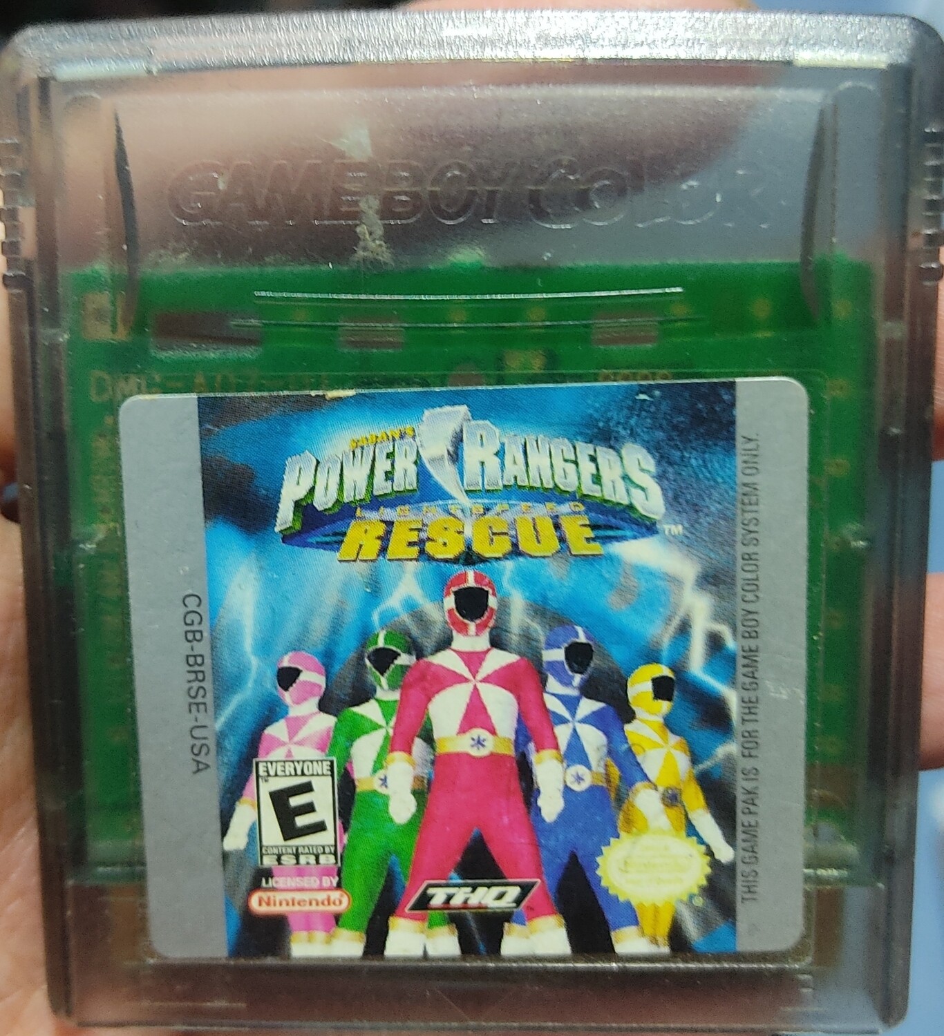 BA37 Power Rangers Rescue Nintendo Game Boy Color Cartucho