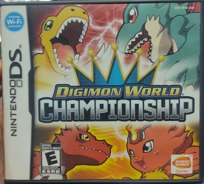 SJ6 Digimon World Championship Nintendo DS Usado Sin Manual