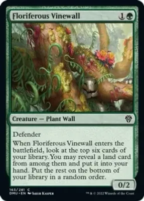 Floriferous Vinewall - Dominaria United (DMU)
Dominaria United