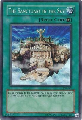 The Sanctuary in the Sky - AST-042 - Super Rare Unlimited Ancient Sanctuary [AST] Unlimited Singles