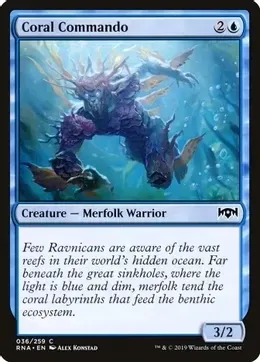 Coral Commando 036/259 - Ravnica Allegiance (RNA)