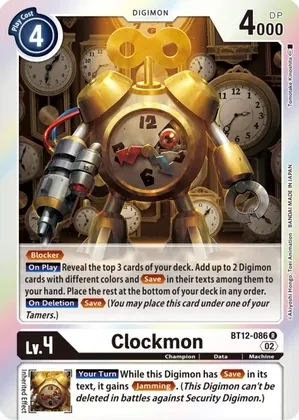SJF Clockmon - Across Time (BT12) Across Time Foil