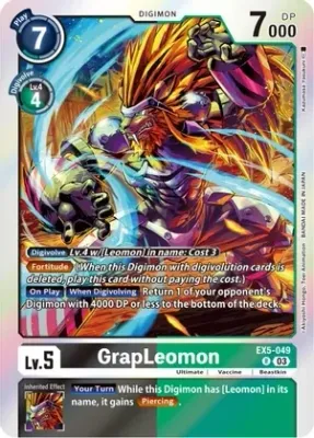 GrapLeomon - Animal Colosseum (EX05) Animal Colosseum
