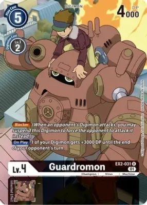 SJF Guardromon (Alternate Art) - Digital Hazard (EX02) Digital Hazard