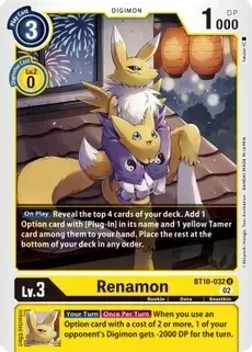 SH Renamon - Xros Encounter (BT10)
Xros Encounter