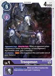 SH Troopmon - Xros Encounter (BT10)
Xros Encounter
