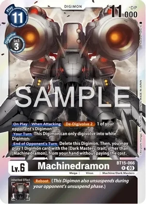 SJF Machinedramon - Exceed Apocalypse (BT15) Exceed Apocalypse