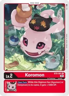 SH Koromon - X Record (BT09)
X Record