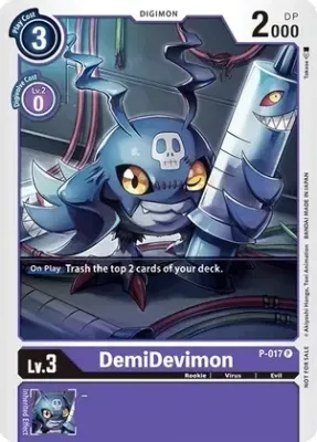 SH DemiDevimon - P-017 - Digimon Promotion Cards (D-PR)
Digimon Promotion Cards