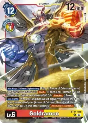 Goldramon - Blast Ace (BT14)
Blast Ace Foil