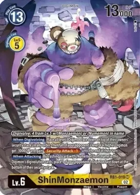 SH ShinMonzaemon (Textured Alternate Art) - Resurgence Booster (RB-01)
Resurgence Booster