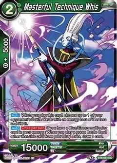 Masterful Technique Whis - Malicious Machinations (DBS-B08)
Malicious Machinations
