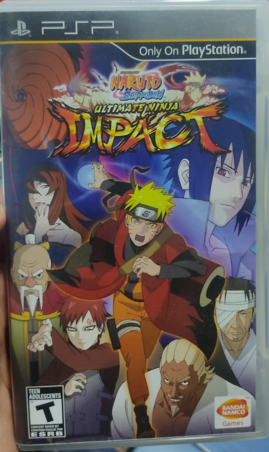 SJ2 Naruto Shippuden Ultimate Ninja Impact PSP Usado Completo