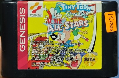 SH1 Tiny Toons Adventures Acme All Stars Sega Genesis Cartucho
