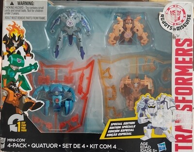 SH1 Mini Con 4 Pack Transformers