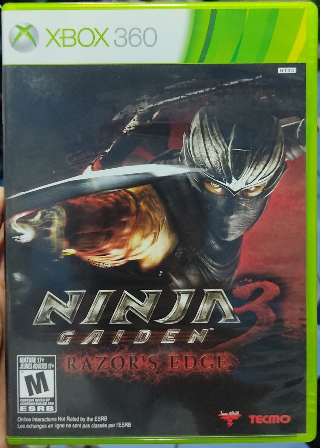 SJ1 Ninja Gaiden 3 Razors Edge Xbox 360 Usado Completo