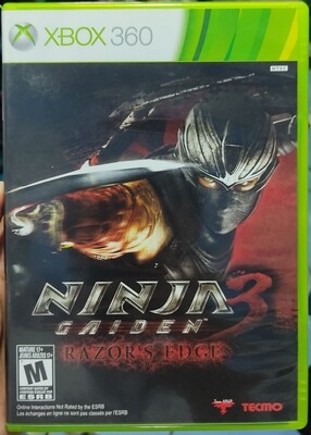 SJ1 Ninja Gaiden 3 Razors Edge Xbox 360 Usado Completo