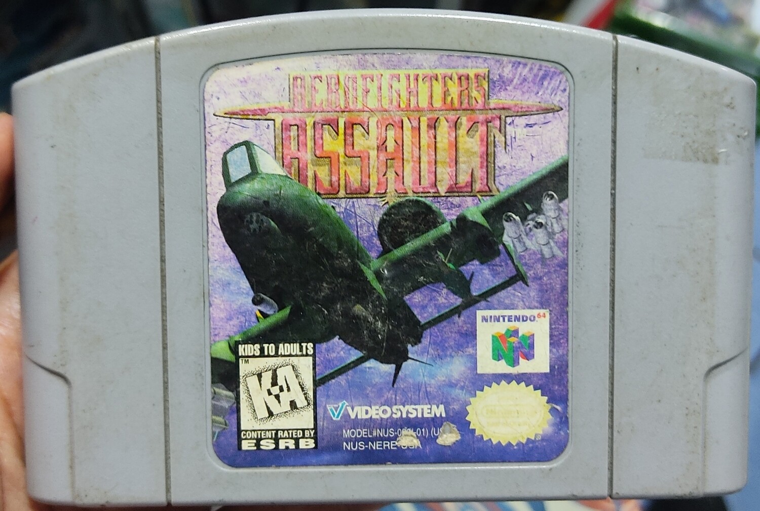 SH1 Aerofighters Assault Nintendo 64 Cartucho