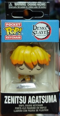 SJ3 Zenitsu Funko Pop Keychain Demon Slayer