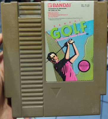 SJ6 Bandai Golf Challenge Pebble Beach NES Cartucho Nintendo