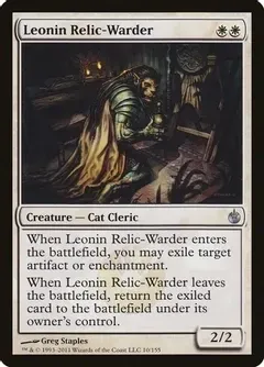 Leonin Relic-Warder - Mirrodin Besieged (MBS) Mirrodin Besieged