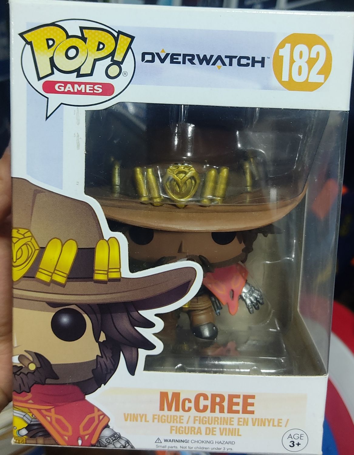 SH16 McCree Figura Funko Pop 182 Overwatch Figura