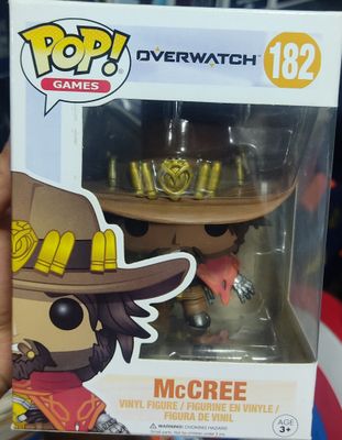 SH16 McCree Figura Funko Pop 182 Overwatch Figura