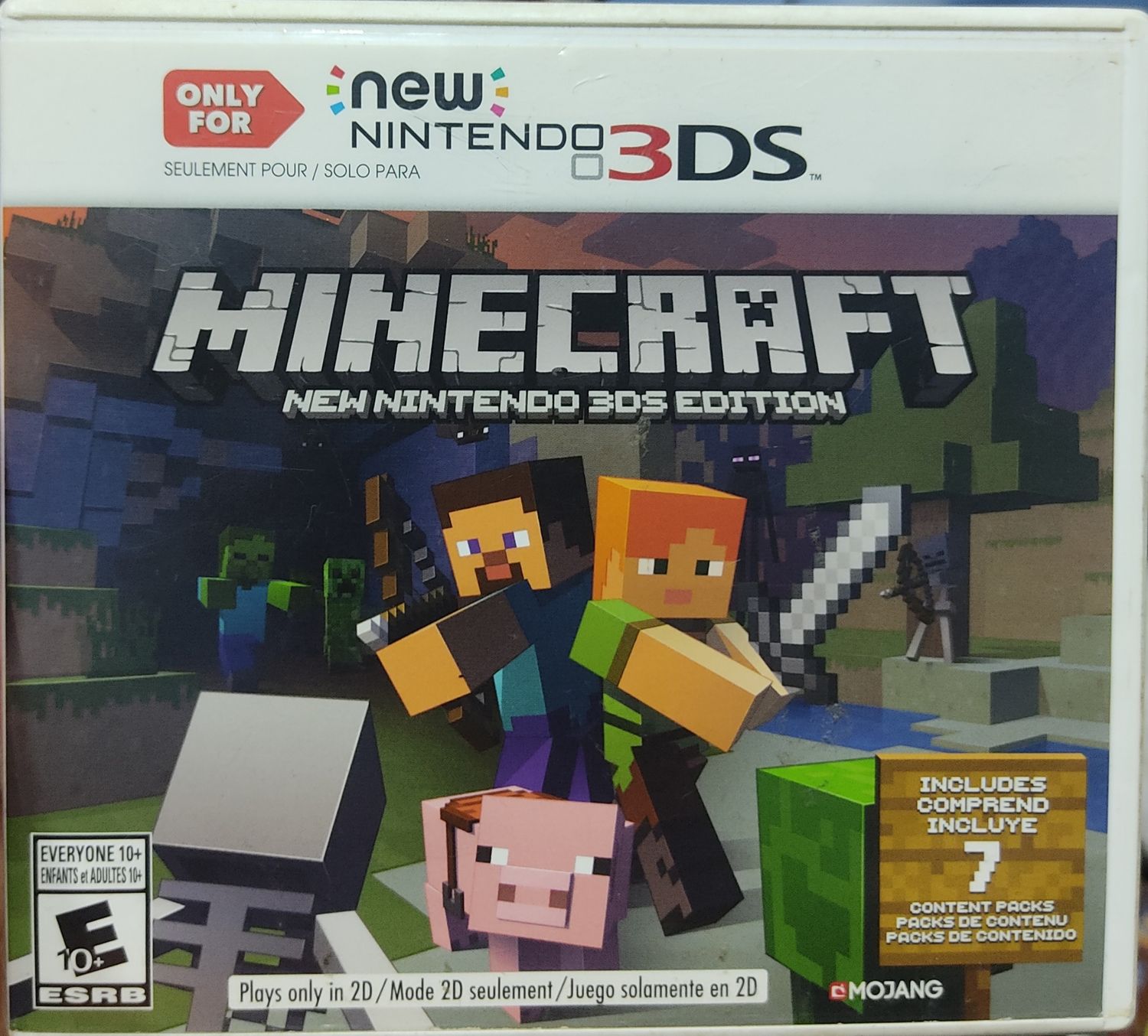 SHX2 Minecraft Nintendo 3Ds New Usado Completo
