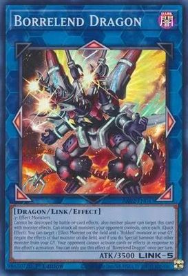 SJ Borrelend Dragon - RA02-EN043 - Ultra Rare 1st Edition Rarity Collection II Singles