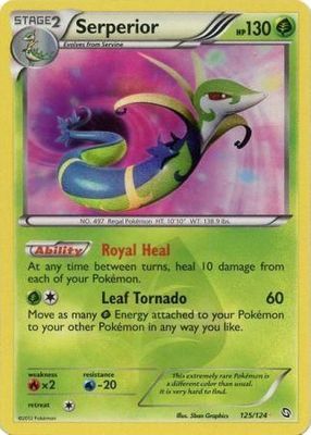 SJ Serperior - 125/124 - Secret Rare Black &amp; White 6: Dragons Exalted