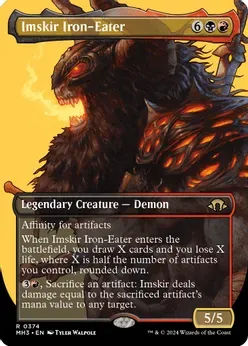 SJ Imskir Iron-Eater (Borderless) - Modern Horizons 3 (MH3) Modern Horizons 3