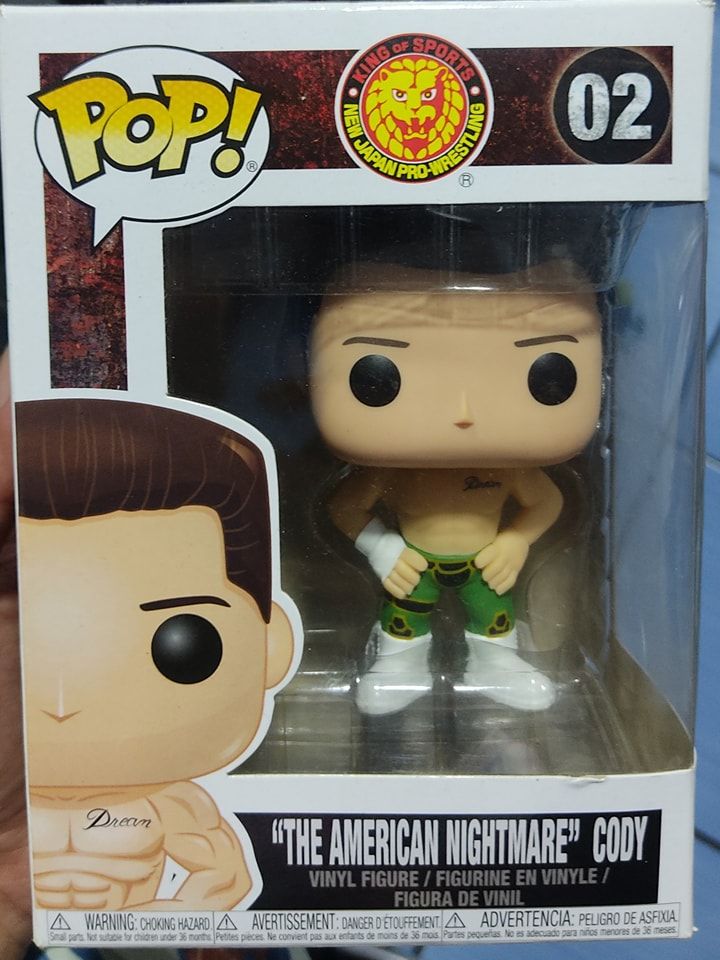 SH16 The American Nightmare Cody Funko Pop WWE Luchador