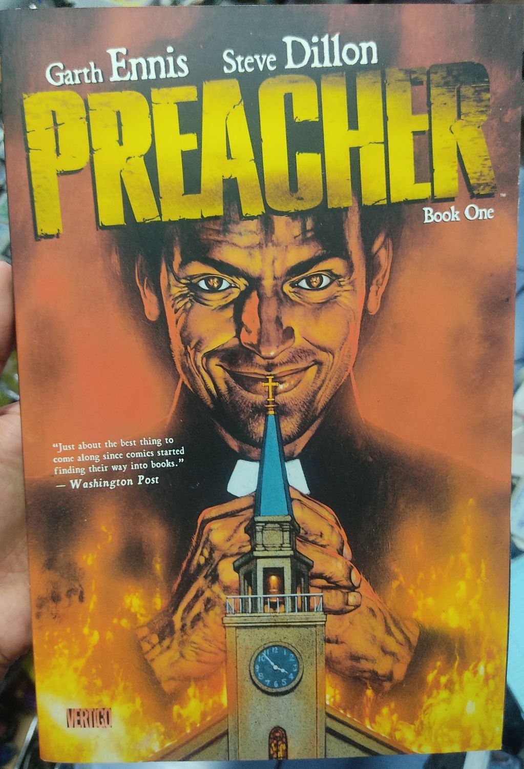 SH1 Preacher Book One TP Vertigo Comics Ingles